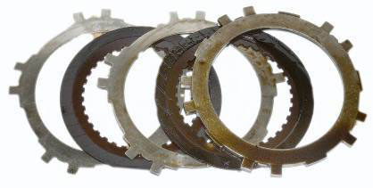 Automatic transmission clutch plates pre-cleanup
