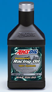 AMSOIL Dominator® Synthetic 5W-20 Racing Oil (RD20)